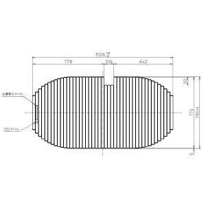 Ĉӂ TOTO Cӂ X[p[GNZgoXp yʃVb^[ ӂ OF1526×780mm PCS1651 #N11 (iԕύX PCS1651N#NW1)