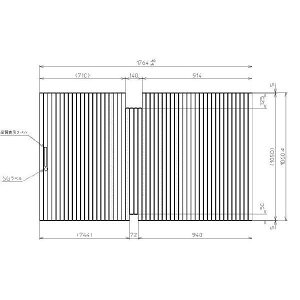  Ĉӂ TOTO Cӂ X[p[GNZgoXp yʃVb^[ ӂ OF1764×1060mm PCS1803#N11 ipi PCS1803#NW1 )