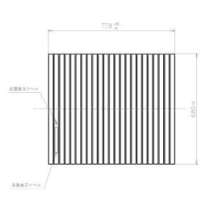  Ĉӂ TOTO Cӂ yʃVb^[ ӂ OF778×680mm PCS800 #N11 gg