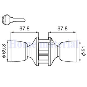 LIXIL ���N�V�� �g�X�e�� �h�A �����(���t+ ���) ���i�R�[�h QDB471 1Set �V���o�[ �����J���[F