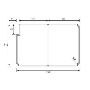 Ĉӂ pi\jbN idH iVij g݂ӂ Cӂ RL91055SR 710×1060mm