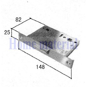 三協アルミ 勝手口ドア 部品 レバーハンドル 錠ケース バックセット ドアラッチ 部品番号 WD0749 1SET