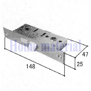 三協アルミ 勝手口ドア 部品 レバーハンドル 錠ケース バックセット ドアラッチ 部品番号 WD1184 1SET