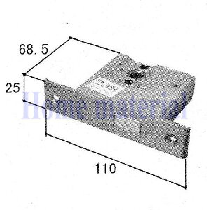 三協アルミ 勝手口ドア 部品 本締り錠 部品番号 WD1265 1SET