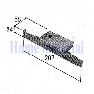 三協アルミ 勝手口ドア 部品 本締り錠 部品番号 WD3995 1SET