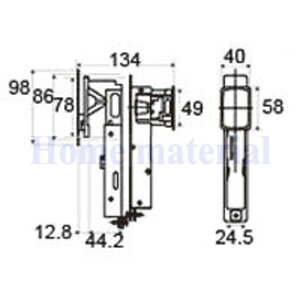 LIXIL NV gXe fMֈ OB iR[h ZDA663B 1Set uY