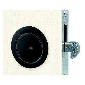 送料無料 WOODONE ウッドワン ドア 錠ケース 引き戸後付間仕切り錠セット ブラックB型 ZH22B2