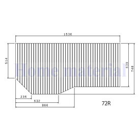 在庫有 新 お風呂のふた TOCLAS トクラス (旧ヤマハ） 72R （ 品番 ）GFFMADW1XX GFFMADW1X2 (品番変更 GFFMADW1X3 ) 巻きフタ 風呂ふた 巻きふた
