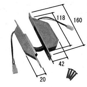 三協アルミ 玄関ドア 部品 電気錠関連 バックセット ドアラッチ 通電金具 部品番号 WD3531 1SET