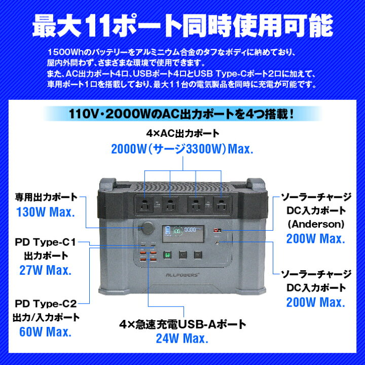 楽天市場】モンスターX allpowers MonsterX 機能は変わらず2021年モデルなので、週末限定 大特価価格でご奉仕 オールパワーズ ポータブル電源 2000W ポータブル クラウドファンディングメーカー3億円獲得商品 最新式 送料無料 災害 防災 RS-PBY-0626 : ホーム&セキュア ... 楽天市場】モンスターX allpowers MonsterX 機能は変わらず2021年モデルなので、週末限定 大特価価格でご奉仕 オールパワーズ ポータブル電源 2000W ポータブル クラウドファンディングメーカー3億円獲得商品 最新式 送料無料 災害 防災 RS-PBY-0626 : ホーム&セキュア ...