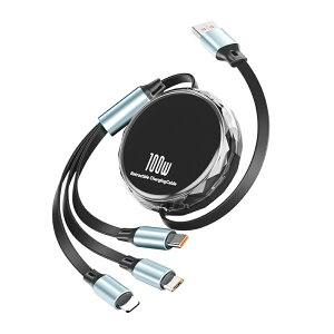 3in1 [dP[u 110cm   {O USB Type-c microUSB Android [d[Ԃ 3C1 [dR[hLk ݖh~ 3ޒ[qΉ iPhone17/16/15Ή ^ubg[d fh~ [֗ 