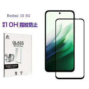 Redmi 15 5G �����K���X�t�B���� A501XM/25057RN09R �t���ی�t�B���� 0.3mm�����^ �����x�^�b�` �N���A�d�l �����ߗ� 3D�S�ʕی� �\�ʍd�x10H �ϏՌ� �X�N���[���ی�V�[�g �t���J�o�[ �L�Y�h�~ �����
