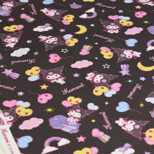 【数量3(30cm)から10cm単位】サンリオ クロミハートバルーン オックス生地