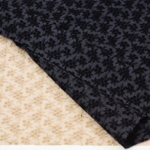 【店頭価格より30%OFF】カラーレース 刺繍プチフラワー 綿ローン生地【数量3(30cm)から10cm単位】