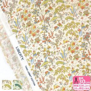 �y����3(30cm)����10cm�P�ʁzLiberty Fabrics Liddel Garden/���f���E�K�[�f�� �^�i���[�����n