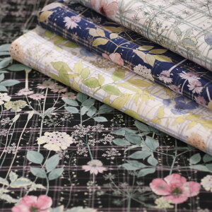 �y����3(30cm)����10cm�P�ʁzLiberty Fabrics ���o�e�B�E�t�@�u���b�N�X Irma's Garden �^�i���[�����n
