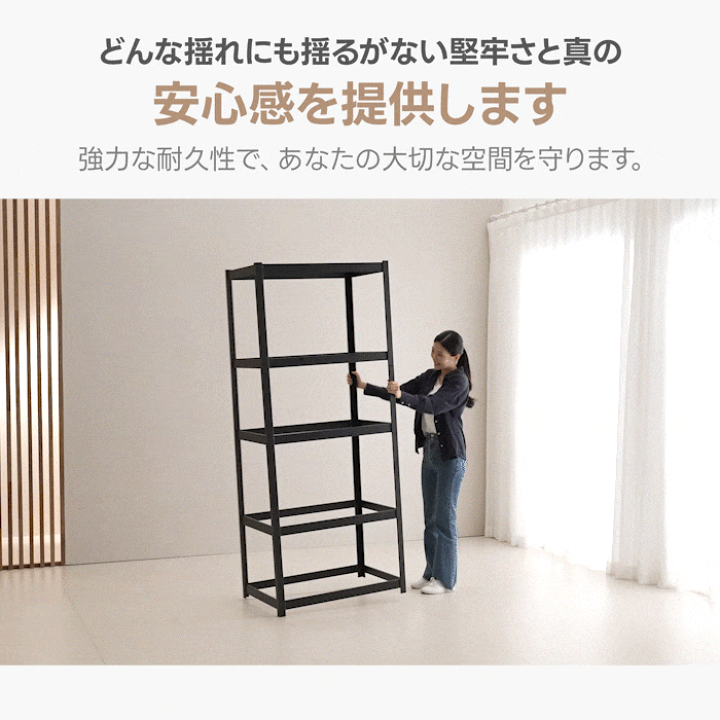 頑丈な組立式5段ガーデンラック 耐荷重40㎏ 頑丈な組立式5段ガーデンラック 耐荷重40㎏