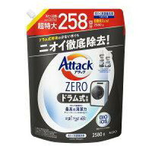 �y�{������I�z�A�^�b�N �[�� �ߗ��p��� �h�������^�C�v 2580g×2set Attack Zero Liquid Laundry Detergent For Drum Style Washers 2580g×2set