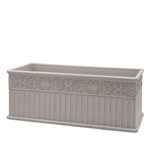 【カルナック】コレットプランター L (ライトブラウン) fc015lb【幅44.5cm ガーデングッズ ガーデン雑貨 ガーデニング ポット 鉢 植木鉢 コレット モチーフフレーム モチーフ フレーム スクエア