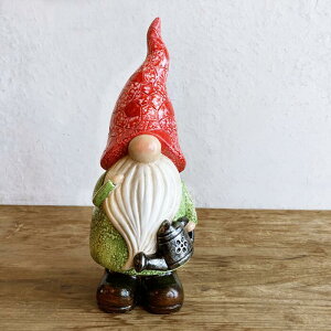 【SOW】ガーデンノーム レッドハット (brgd3003) 【w110×d100×h275mm 小人 ノーム ドワーフ オーナメント ガーデンオブジェ ウエルカム 置物 ガーデン雑貨 】【インボイス対応】