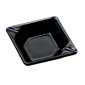 【送料無料】 東洋佐々木ガラス 灰皿 ノワール 日本製 ブラック 約2.3×10.0×10.0cm (44011BK)