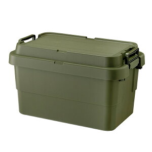 【送料無料】 リス アウトドア 収納ボックス スタッキング トランクカーゴ TC-50S グリーン GHON106