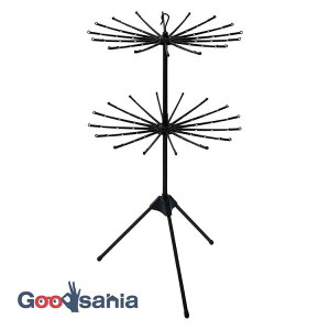 【送料無料】 天馬 室内物干し PORISH ポーリッシュ ブラック物干し パラソルスタンド 2段 マットブラック 約幅77×奥行77×高さ135cm PSBK-07 ( 洗濯物干し パラソル 二段 室内 黒 )