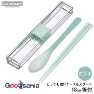 岩崎工業 箸箱セット 箸 スプーン とっても強いケース&スプーン 約18cm 箸付 食洗機対応 ミント H-600 MT…