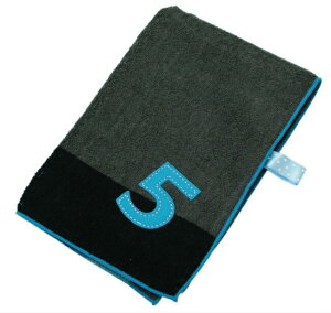 【送料無料】 田中産業 キッズフェイスタオル 子供 今治 mama&me NUMBER-COLOR ダークグレー 約縦28×横65cm NO.5 ( フェイスタオル タオル キッズ 子ども用 子供用 こども )