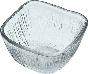 【送料無料】 東洋佐々木ガラス お皿 なぎさ角型 角豆鉢 日本製 小鉢 しょうゆ皿 のぞき 小皿 角皿 深皿 皿 ガラス皿 食器 46224