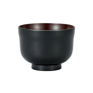 【送料無料】 宮本産業 お椀 ひさご型 汁椀 黒内古代朱 360ml