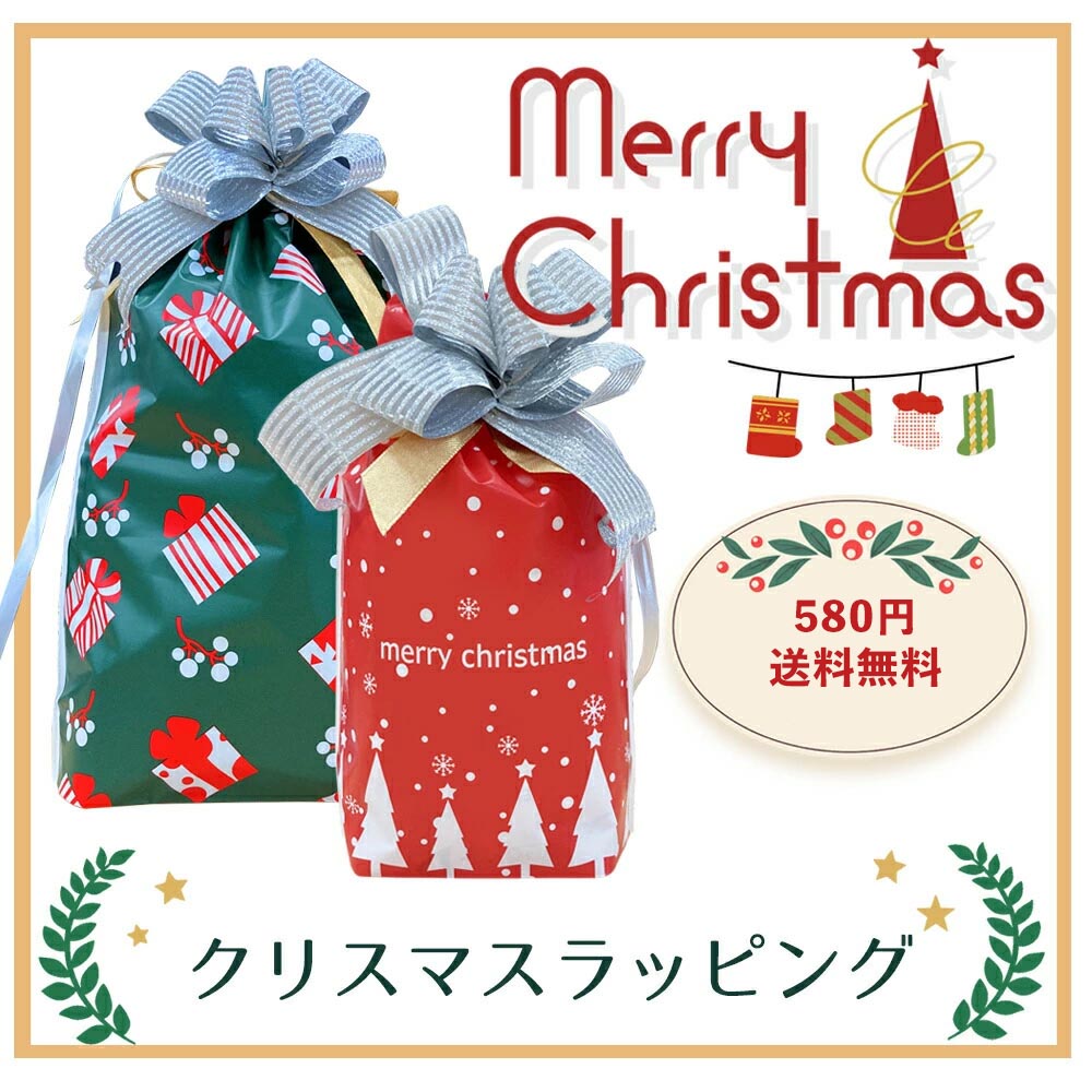 ラッピング(クリスマスギフト総柄) ラッピング ラッピング 包装袋 クリスマスプレゼント ギフト プレゼント 贈り物 送料無料