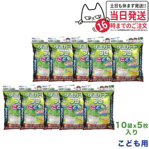 【10個セット】白元アース 快適ガード プロ プリーツタイプ マスク 5枚入 ホワイト こども用 園児・低学年サイズ( 80X125mm 使い捨て不織布マスク)