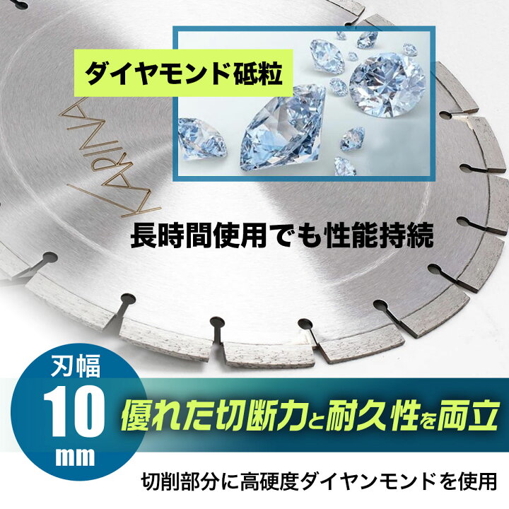 楽天市場】ダイヤモンドブレード ロードカッター 305mm 12インチ 