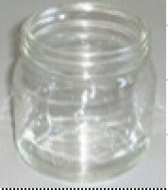 保存ビン　白キャップ付　24本入　484ml（S70食料450）保存瓶　ジャム瓶　はちみつ容器　フタ付