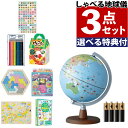 選べる特典＆電池付！ しゃべる国旗付地球儀 スタンダード （音声機能付） OYV46 球径 20cm レイメイ藤井 地球儀 しゃ…