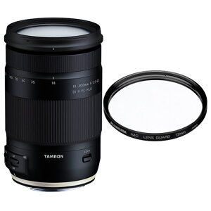 数量限定 カメラバッグプレゼント! タムロン 18-400mm F/3.5-6.3 Di II VC HLD キヤノン用 B028E 超望遠高倍率ズームレンズ (フィルターセット)