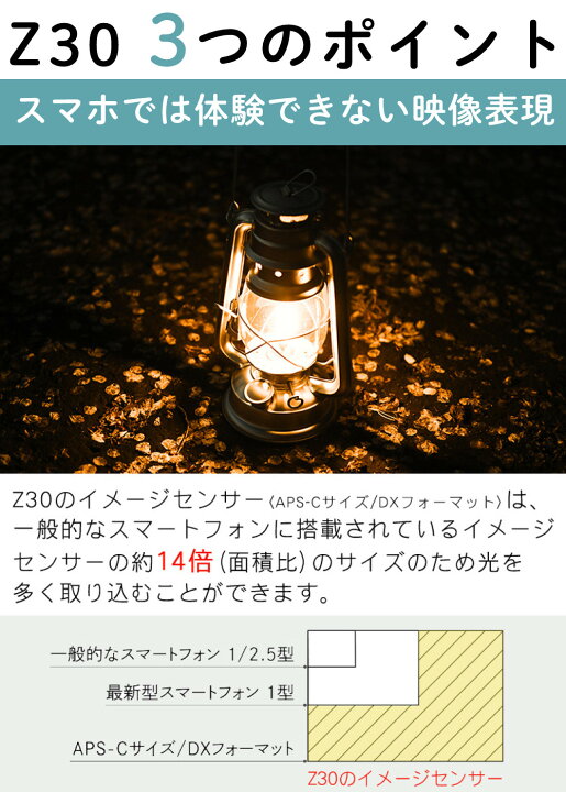 楽天市場】ニコン ミラーレスカメラ VLOGカメラ Z30 16-50 VR レンズ 