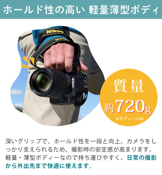 楽天市場】ニコン デジタル一眼レフカメラ D7500 レンズキット AF-S DX 