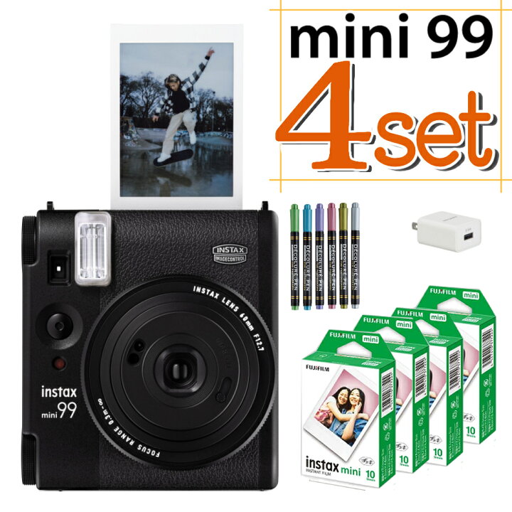 楽天市場】(フィルム40枚・ペン・アダプタセット)富士フイルム instax 