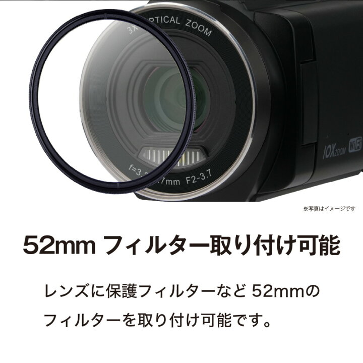 楽天市場】ケンコー 4K デジタルビデオカメラ KC-Z4K10 光学3倍ズーム  