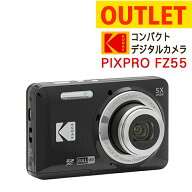 訳あり品（お客様キャンセル品）コダック デジタルカメラ FZ55 ブラック ビデオ録画 動画撮影 写真 運動…