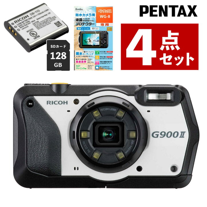 楽天市場】（純正バッテリー＆液晶フィルム＆SDカード付）リコー 防水 