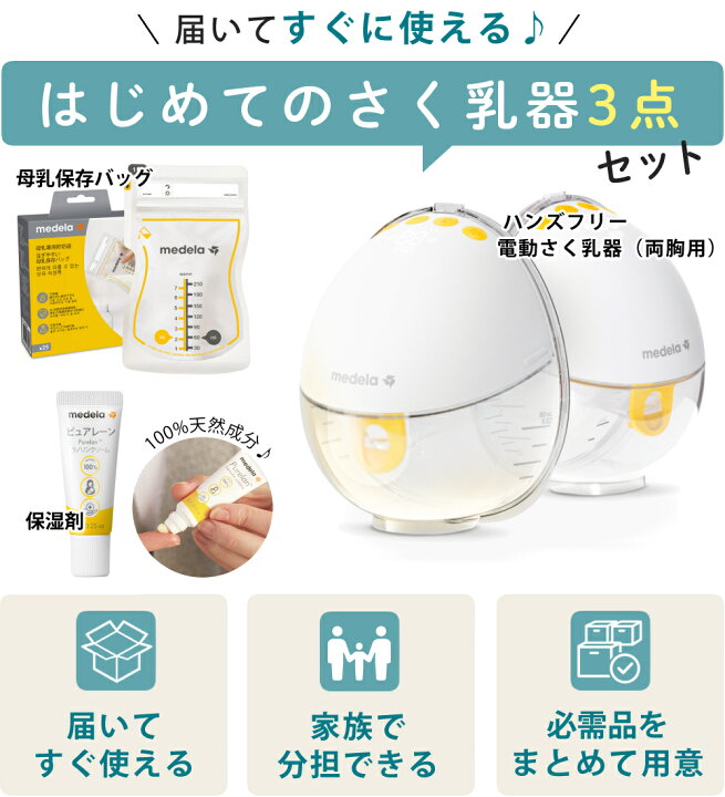 楽天市場】メデラ 搾乳機 電動 両胸 さく乳器 モーションインブラ 搾乳 