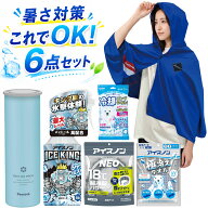 冷感グッズ 6点セット 暑さ対策グッズ アイスノン ネッククーラーNEO 氷嚢 氷のう 冷感タオル 冷感スプレ…