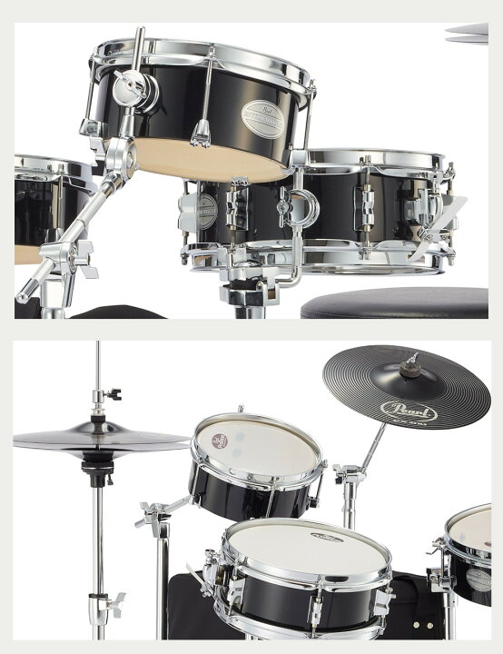 楽天市場】Pearl パール オールインワン・コンパクトドラム RT-703/CN 