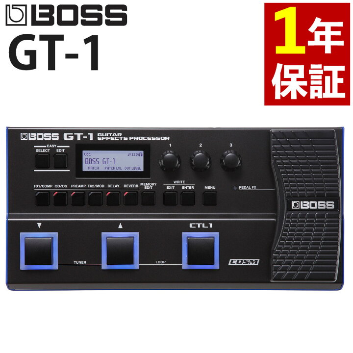 楽天市場】BOSS マルチエフェクター GT-1 ボス (ラッピング不可 