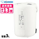 加湿器 象印 スチーム式加湿器 2025年モデル 3.0L EE-RU50 WA ホワイト 最大13畳（ラッピング不可）