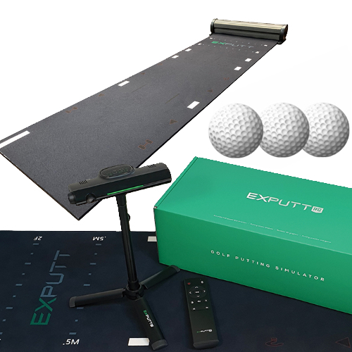 ゴルフボール 付き SKYTRAK パター ゴルフ シミュレーター  EX-PUTT RG EX500D スカイトラック GPRO 室内 スクリーンゴルフ <br>（ラッピング不可）