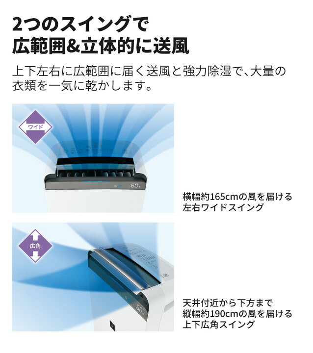 楽天市場】シャープ 除湿機 衣類乾燥 CV-S180-W ホワイト 乾燥容量約4 